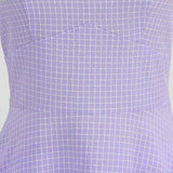 Robe année 50 vintage violette retro dress femme rockabilly