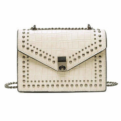 Sac à Main Clouté Beige Année 50