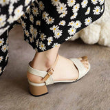 Sandales années 1950 abricot vintage retro shoes femme pin-up