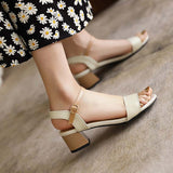 Sandales abricot vintage années 50 retro chaussures femme