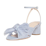 Sandales bleues vintage femme pin-up retro chaussures années 50