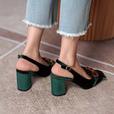 Sandales retro à frange vertes vintage chaussures femme tenue
