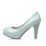 Talons années 1950 bleus vintage retro chaussures femme