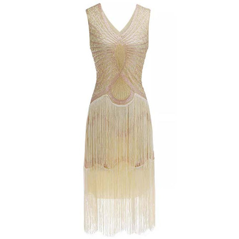 Robe vintage années 20 chic retro gatsby dress élégant