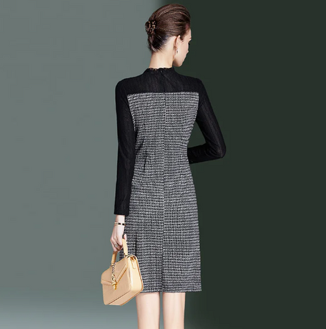 Robe classe vintage retro fashion dress femme chic