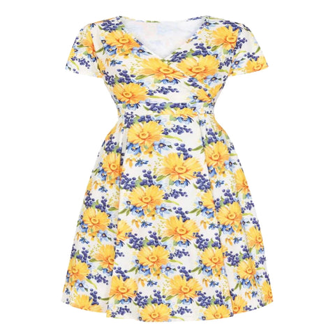 Robe femme ronde rockabilly vintage retro pin-up plus size dress