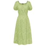 Robe Longue Verte Années 30