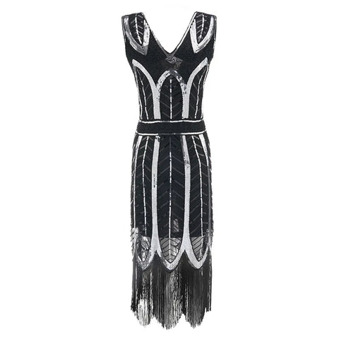 Robe Noir Style Années 20 Pour Mariage
