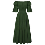 Robe Verte Ample Années 30