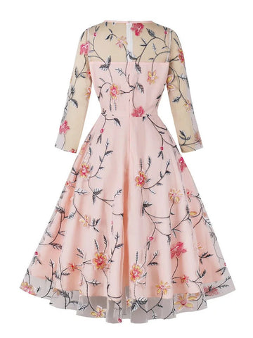 Robe Fleuri Mariage Années 60