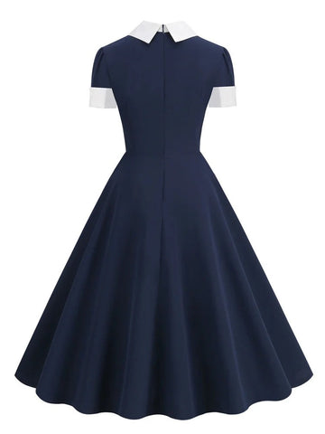 Robe vintage uniforme style années 60 retro mod dress