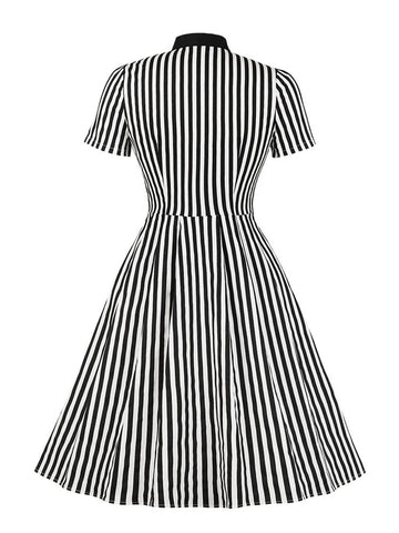 Robe grande taille vintage dress retro femme élégant