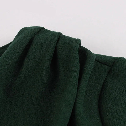 robe verte années 30