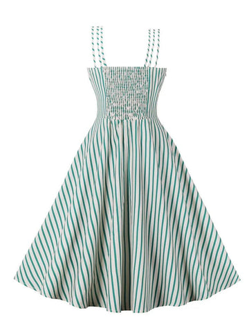 Robe rayures années 1960 vintage retro sixties dress mod
