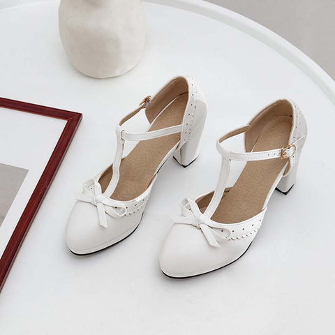Chaussures pin-up années 50 blanches vintage retro femme