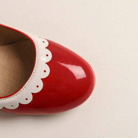 Chaussures escarpins rockabilly vintage années 50 retro femme
