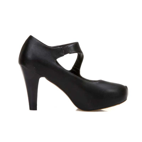 Chaussures rockabilly noires vintage retro femme rockabilly