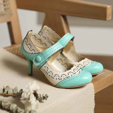 Chaussures femme années 50 vintage retro pin-up rockabilly