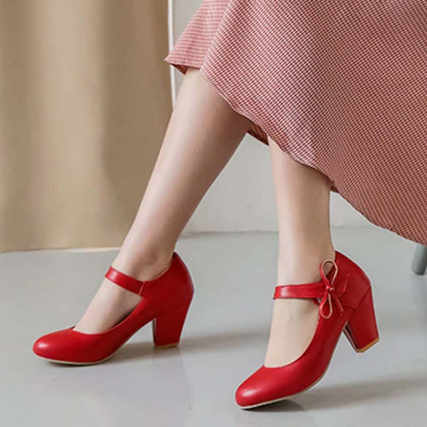 Escarpins rouge années 50 vintage retro pin-up femme