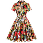 robe créole à fleurs