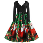 robe père noël vert