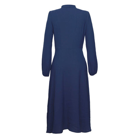 Robe vintage bleu uniforme années 50 retro pin-up dress