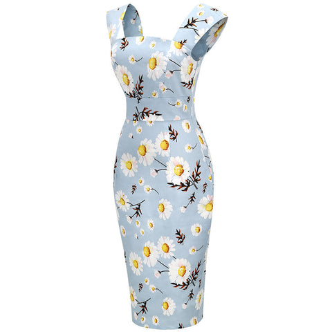 Robe fourreau vintage retro dress femme classique élégant