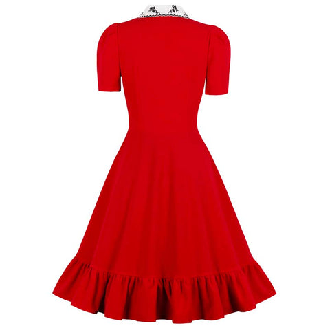 Robe années 50 vintage rock rockabilly pin-up dress femme