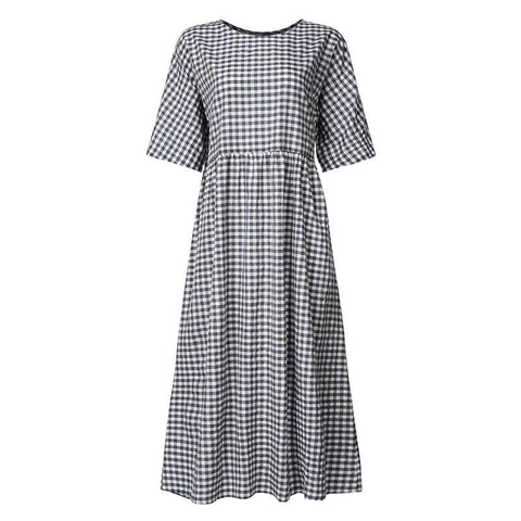 Robe Style Années 50 Grande Taille - Noir / L