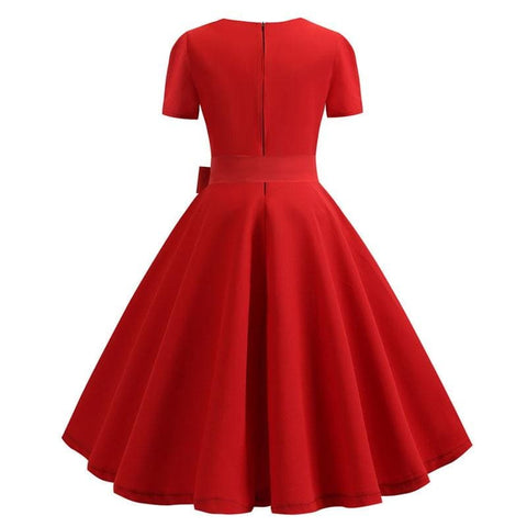 Robe classe années 50 vintage retro dress pin-up élégant