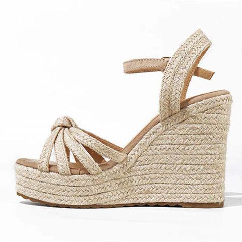 Sandales pin up compensées bohème vintage retro shoes femme